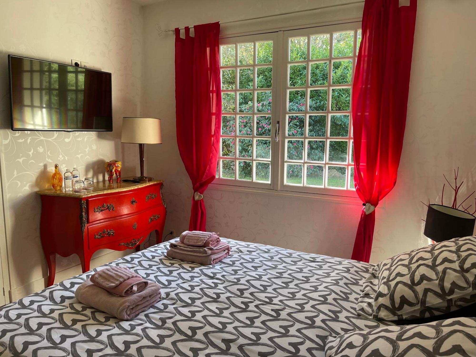 Bretagne-de-Marsan La Belle Chaumiere B&B 외부 사진